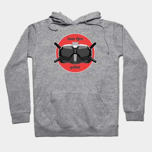 I am FPV Pilot DJI Drone Hoodie by JoniGepp